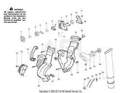 Handle, Chassis &amp; Blower Assembly Type 2