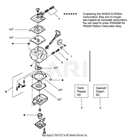 Carburetor Assembly (WA223) P/N 530069839
