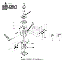 Carburetor Assembly (Zama W13) PN 530071601