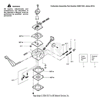 Carburetor Assembly (Zama W13) 530071601