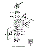 CARBURETOR WT-298A BREAKDOWN