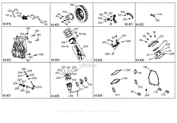 Engine Kit Exploded View and Parts List - 800342