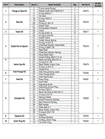 Pump Kit Parts List 795465 - Rev A.5