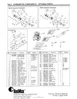 019 - CARB COMPONENTS/OPT PARTS