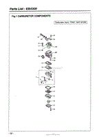 012 - CARBURETOR COMPONENTS