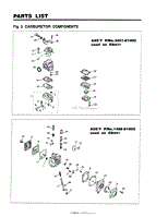 014 - CARBURETOR COMPONENTS