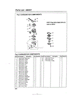 020 - CARBURETOR COMPONENTS