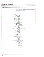018 - CARBURETOR COMPONENTS