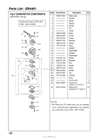 022 - CARBURETOR COMPONENTS