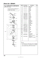 005 - CARBURETOR COMPONENTS