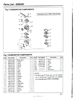 011 - CARBURETOR COMPONENTS