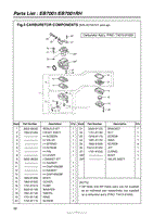 005 - CARBURETOR COMPONENTS