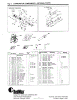 024 - CARB COMPONENTS/OPT PARTS