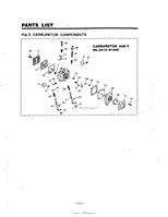 014 - CARBURETOR COMPONENTS