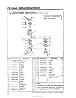 026 - CARBURETOR COMPONENTS