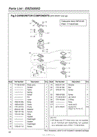 026 - CARBURETOR COMPONENTS