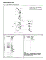 003 - CARBURETOR COMPONENTS