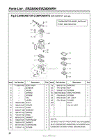 005 - CARBURETOR COMPONENTS