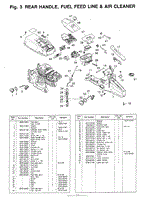 026 - REAR HANDLE/FUEL FEED LINE/AIR CLE