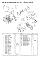 027 - OIL FEED LINE/CLUTCH/CHAIN BRAKE