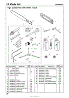 010 - GUIDE BAR / CHAIN / TOOLS