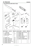 010 - GUIDE BAR / SAW CHAIN / TOOLS