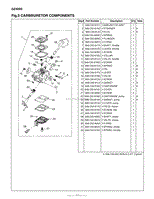 003 - CARBURETOR COMPONENTS