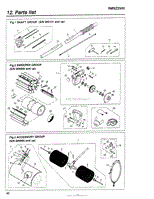 030 - SHAFT/SWEEPER/ACCESSORIES GROUP