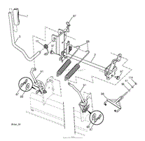 MOWER LIFT LEVER