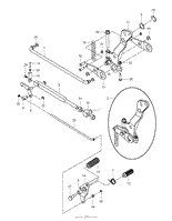 MOWER LIFT LEVER