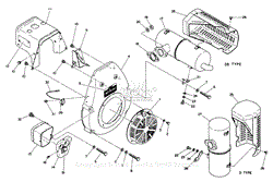 Blower Housing/Muffler/Control Box