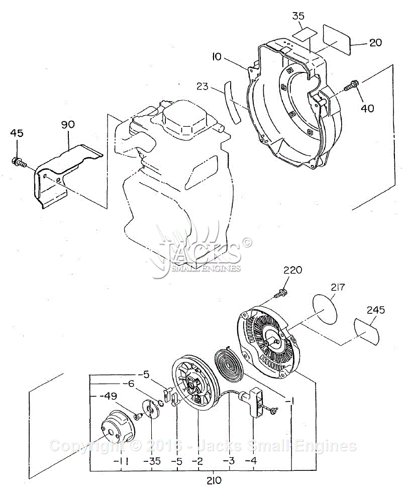 Robin/Subaru EH12-2 (2) Parts Diagrams