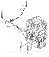 Oil Sensor-Opposite Carburetor Side