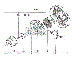 Robin/Subaru EX13 Parts Diagrams