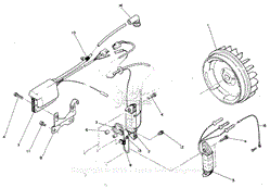 Magneto With C.D. Ignition Coil (For 3D, Optional)