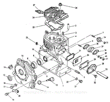 Crankcase/Gear Cover/Cylinder Head