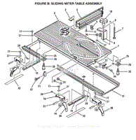 Figure B - Sliding Miter Table