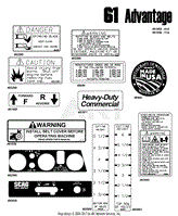 Replacement Decals And Information Plates - (Part 1)