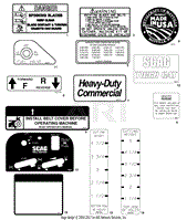 Replacement Decals And Information Plates