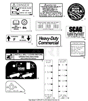 Replacement Decals And Information Plates