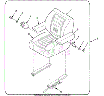 STC Soft Ride Seat Used On STC48V-26BS, STC48V-22FS &amp; STC48V-22FS-LE Models Only