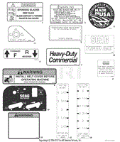 Replacement Decals And Information Plates - (Part 1)