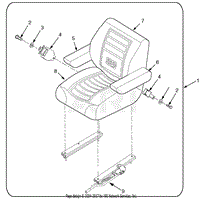 STC Soft Ride Seat Used On STC48V-26BX &amp; STC48V-651FS Models Only