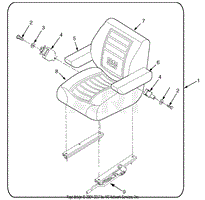 STC Soft Ride Seat Used On STC48V-27BS &amp; STC48V-651FS