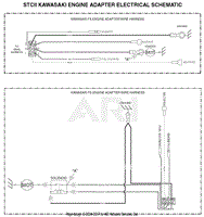 STCII Kawasaki Engine Adapter Electrical Schematic