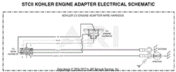 STCII Kohler Engine Adapter Electrical Schematic