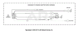 STCII KAWASAKI ENGINE ADAPTER ELECTRICAL SCHEMATIC