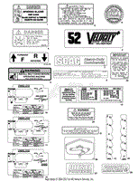 REPLACEMENT DECALS AND INFORMATION PLATES 1