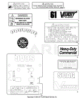 Replacement Decals And Information Plates