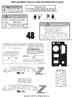 Replacement Decals And Information Plates